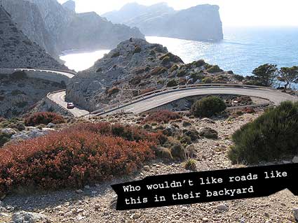 Nice roads of Mallorca