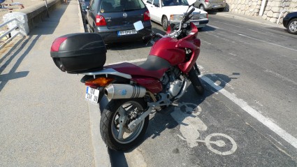 Most common type of motorcycle in Cannes